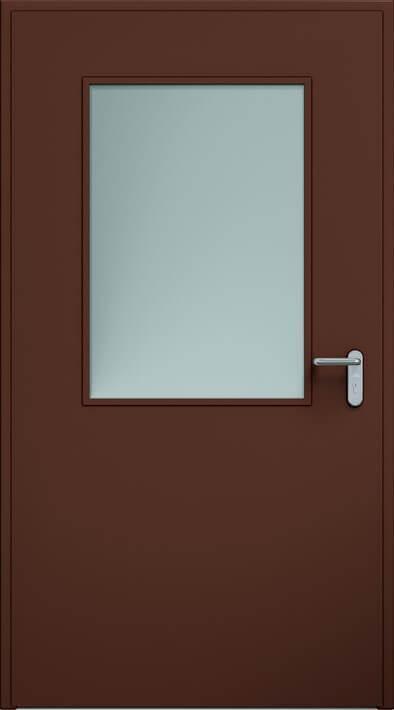 Drzwi z przeszkleniem | ral8017