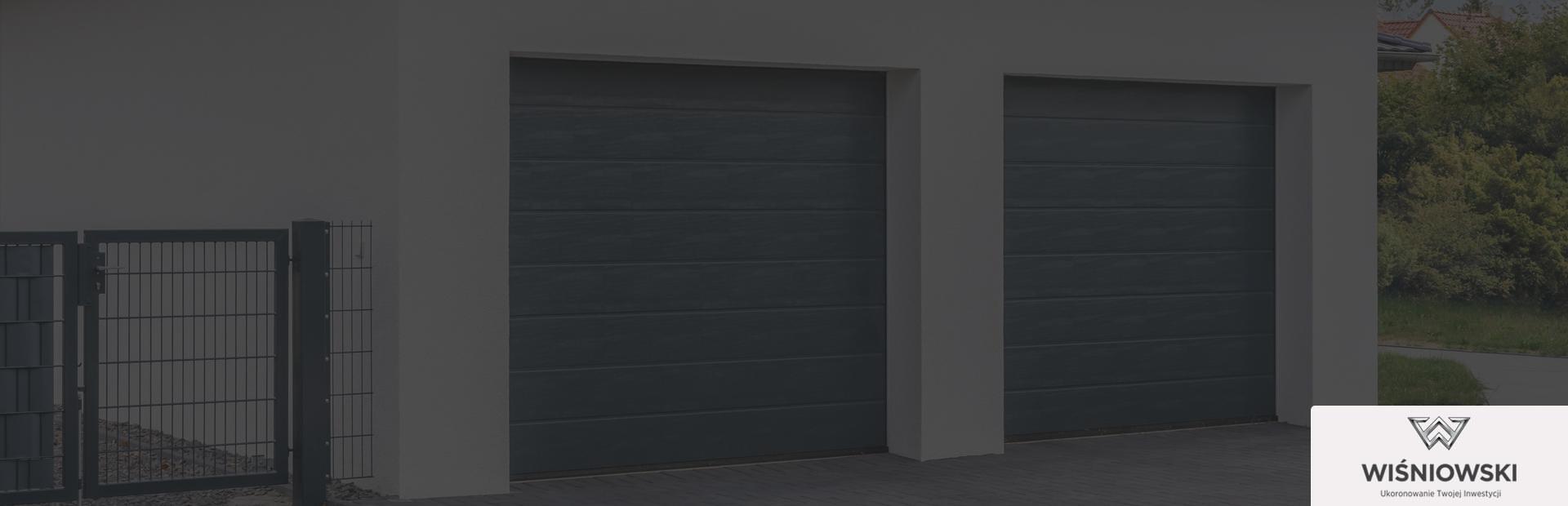 Podwójne drzwi garażowe