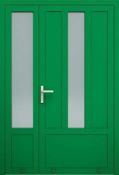 Aluminiowe drzwi zewnętrzne | ral6029