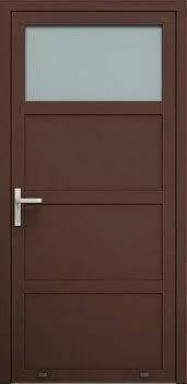 Aluminiowe drzwi zewnętrzne | ral8017